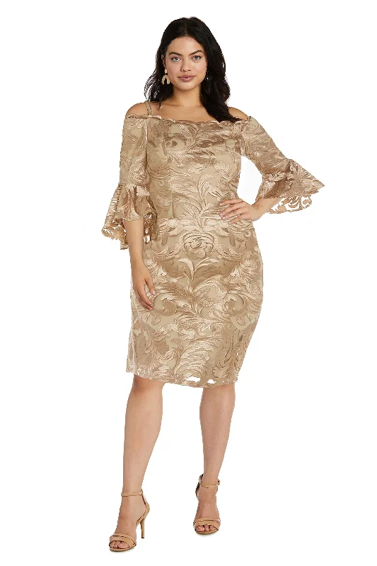 Special Discount R&M Richards 2780W Short Cocktail Plus Size Dress