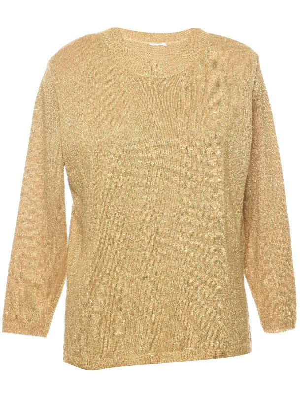 Today’s Deal Lurex Thread Pattern Jumper - L