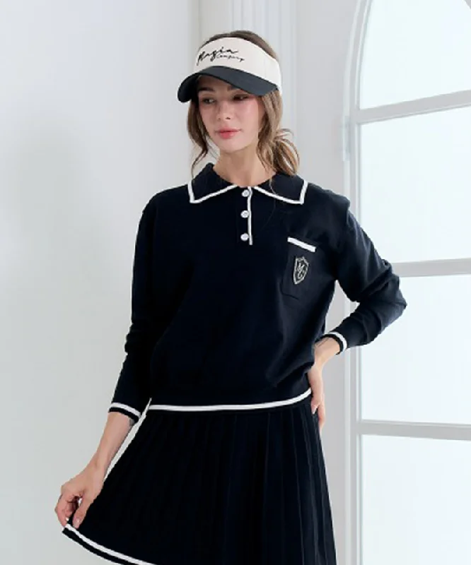 Amazing Deals MAGIA Pleated Knit Set - Black