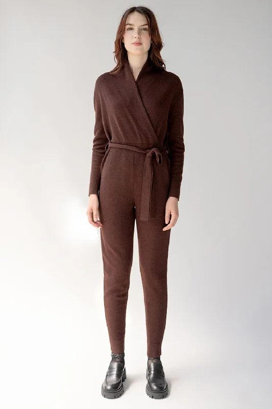 Savings Galore WRAP NECK JUMPSUIT