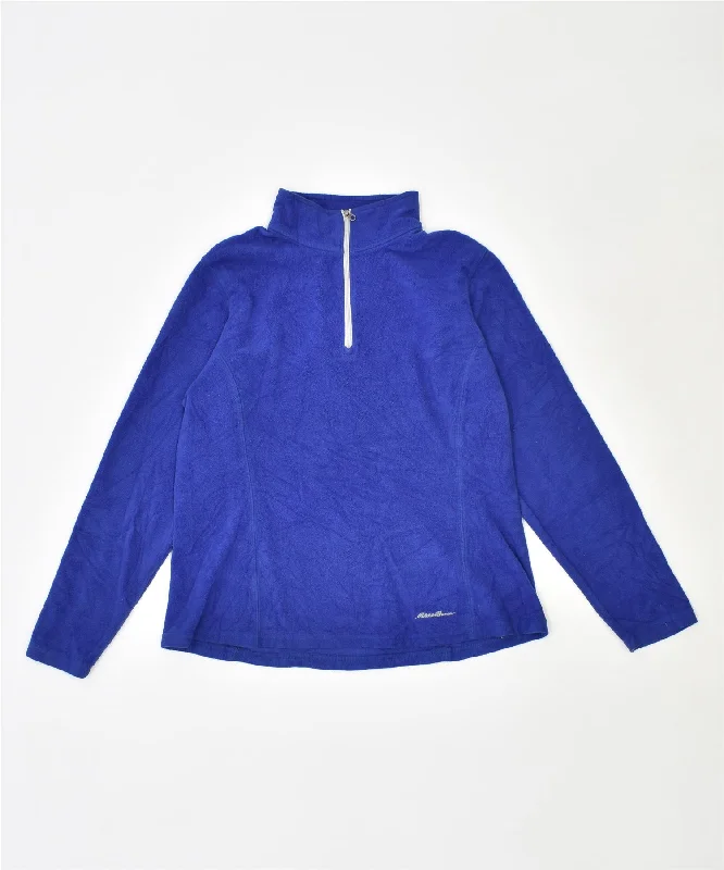 Bargain Prices simple hoodieEDDIE BAUER Womens Zip Neck Fleece Jumper UK 14 Medium Blue Polyester Bargain Prices simple hoodieEDDIE BAUER Womens Zip Neck Fleece Jumper UK 14 Medium Blue Polyester