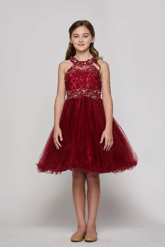 Weekend Special Short Beaded Dress Flower Girls