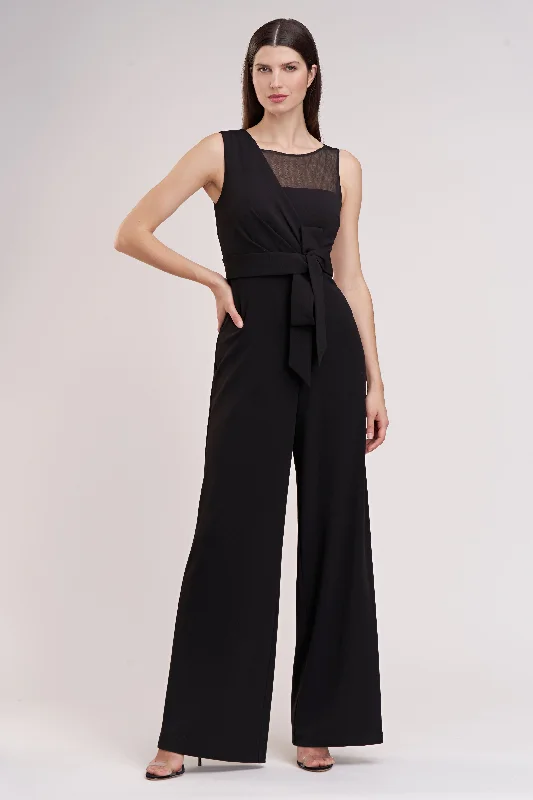 Reduced Prices Aubree Bow Jumpsuit I Black