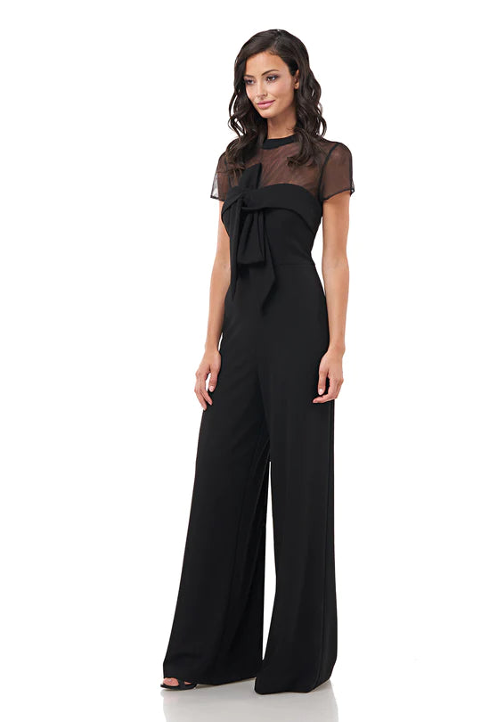 Limited Time Offer Bow Jumpsuit | Black