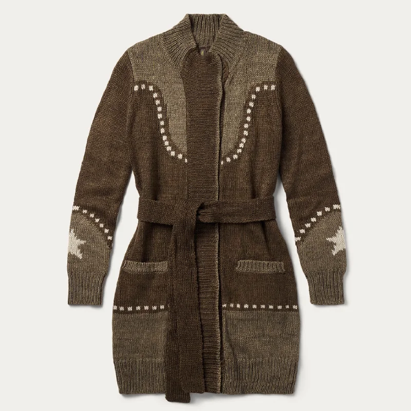 Weekend Deal Steer & Star Belted Cardigan