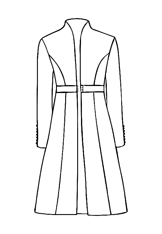 Hurry In Avani Coat in Vintage Rose