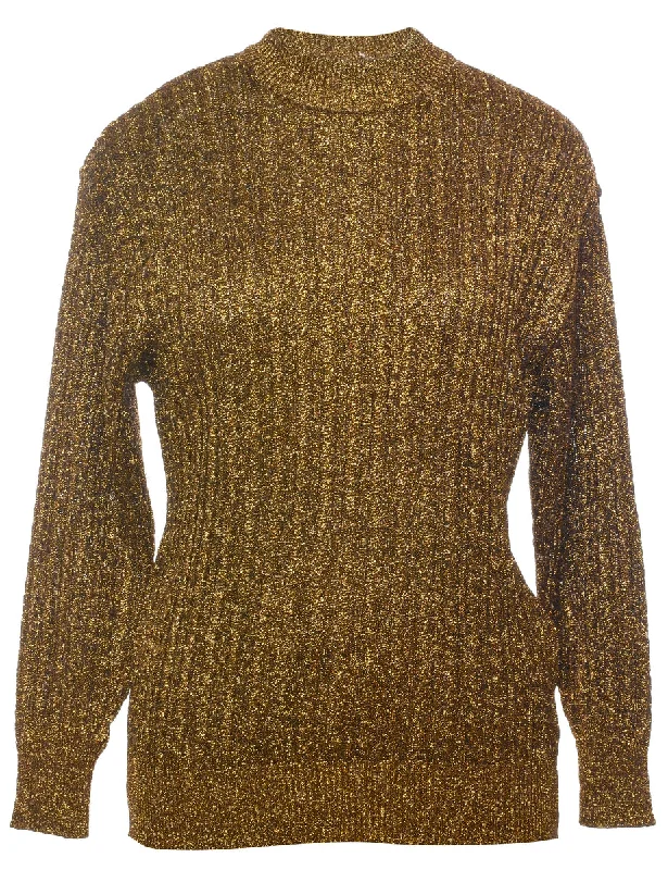 Great Deals Lurex Thread Pattern Jumper - M