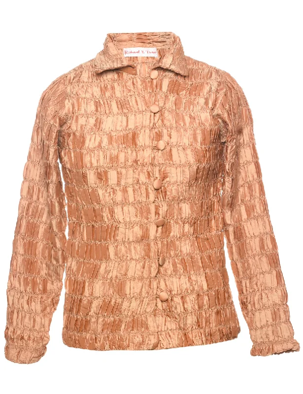 Early Bird Discount Coral Evening Jacket - M