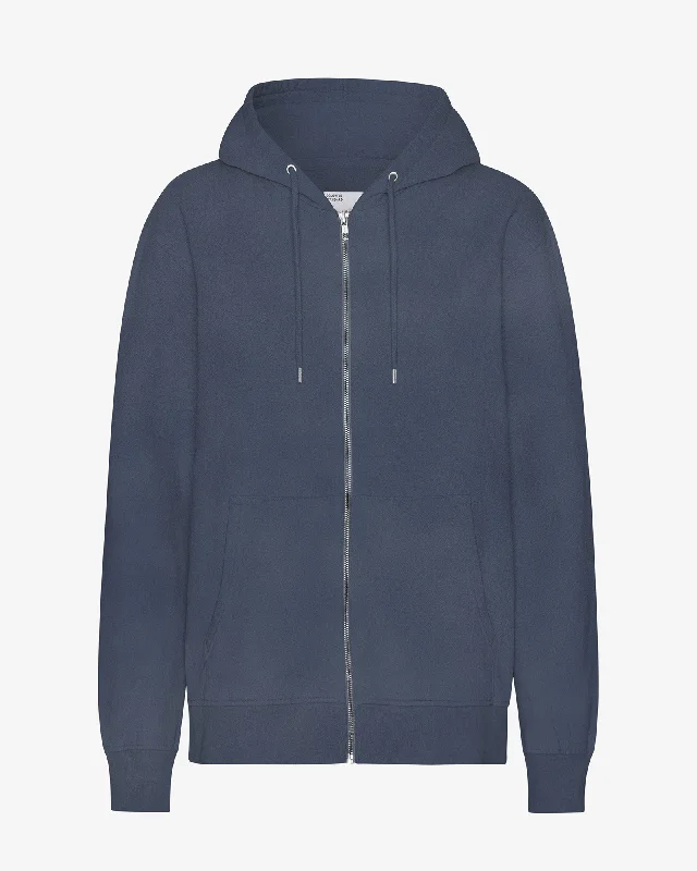 Massive Deals graphic hoodieClassic Organic Zip Hood - Neptune Blue