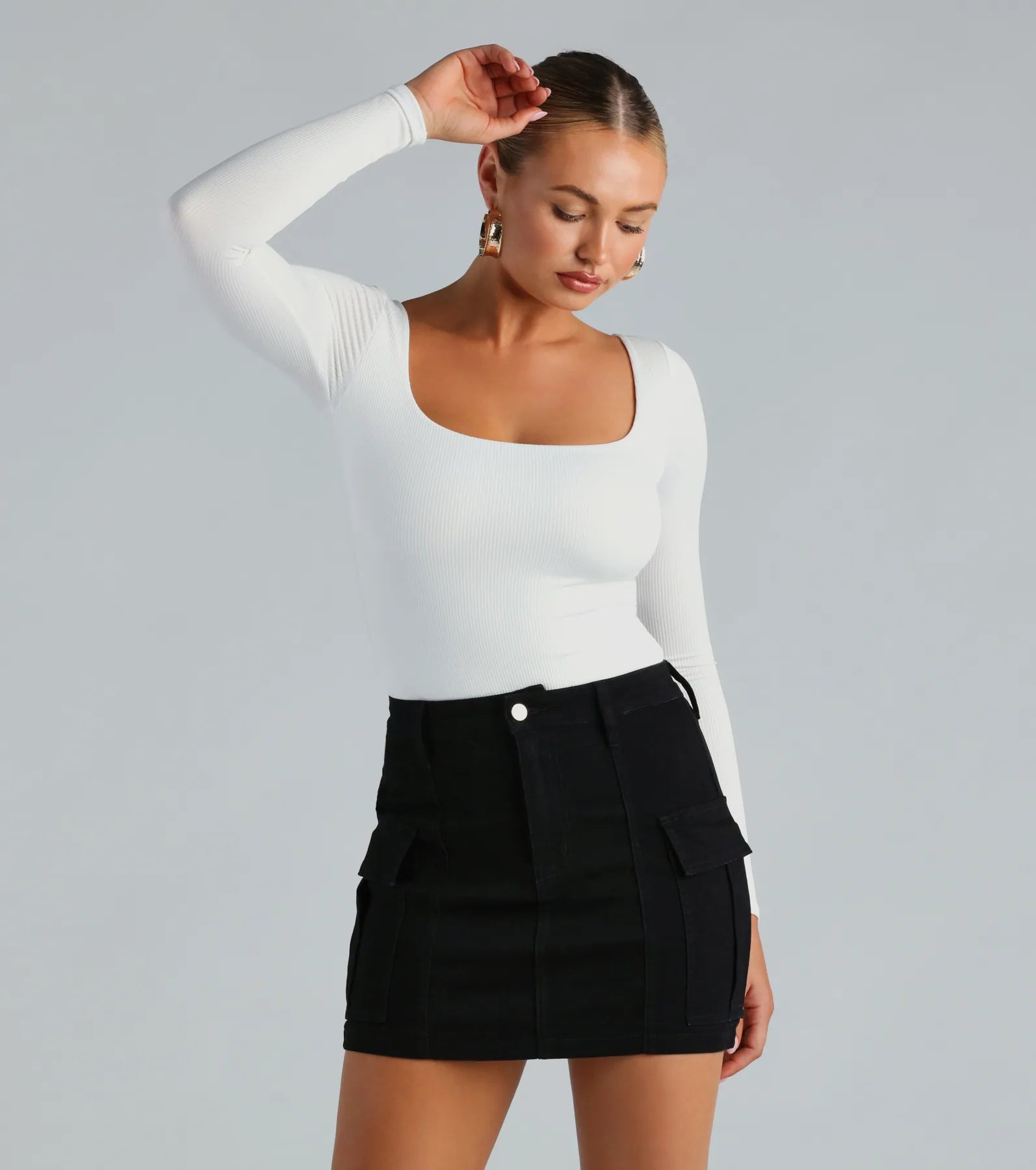 Get It Before It’s Gone Flawless Vibes Smooth Knit Long Sleeve Bodysuit