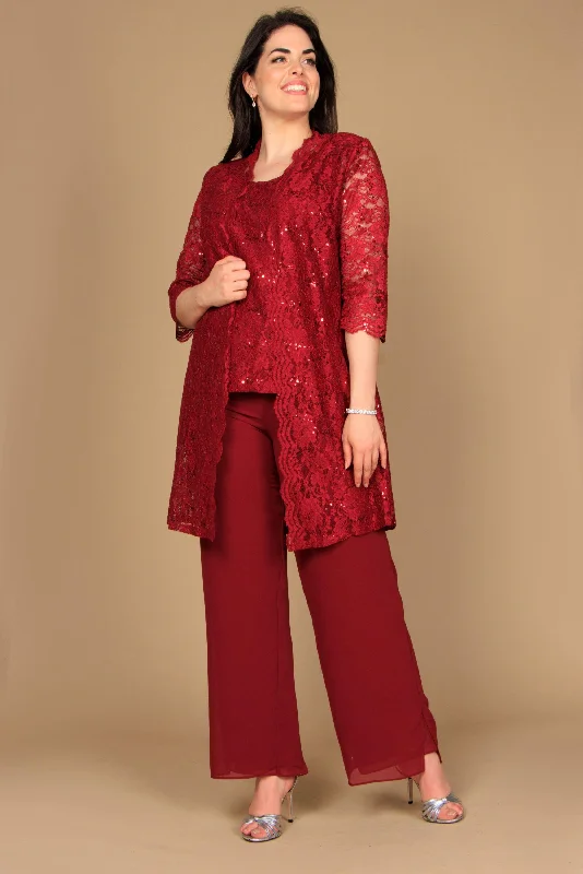 Extra Savings Mother of the Bride Long Jacket Pant Suit