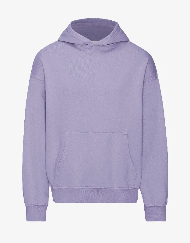 Crazy Deals sleek zip-up hoodieOrganic Oversized Hood - Purple Jade