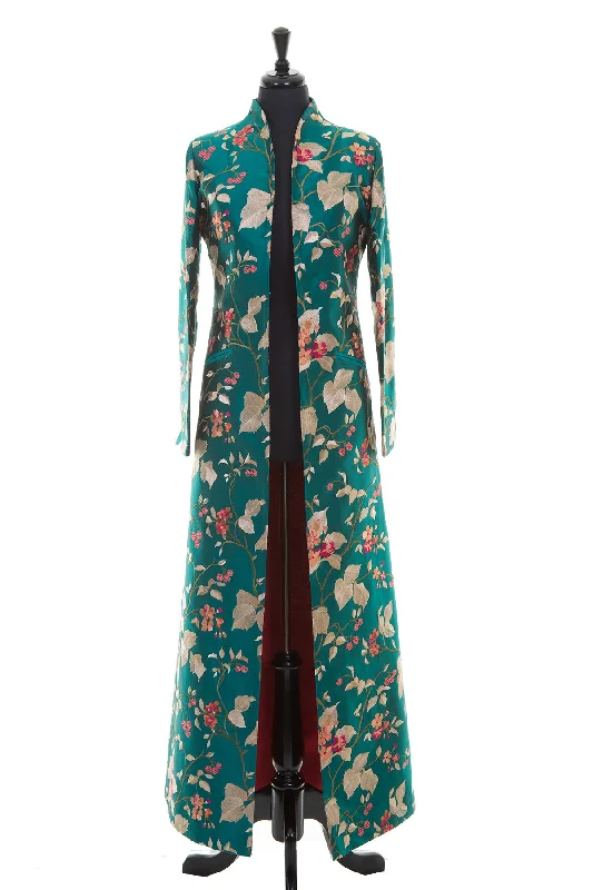 Steals and Deals Devi Coat in Magnificent Teal