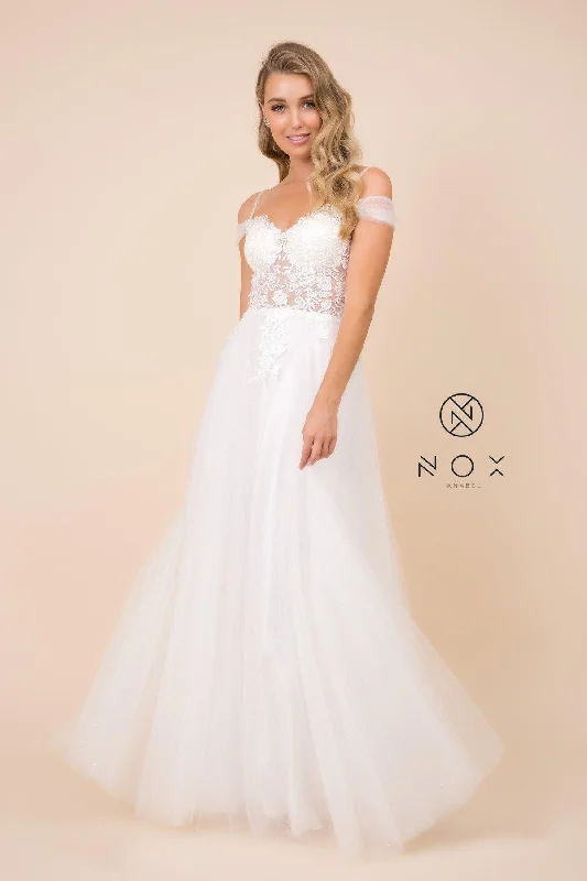 Limited Quantity Long Wedding Gown Formal White
