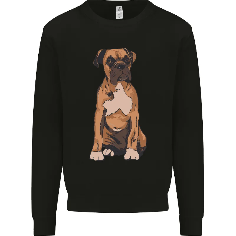 Today's Special comfy workout wear hoodieA Boxer Dog Mens Sweatshirt Jumper