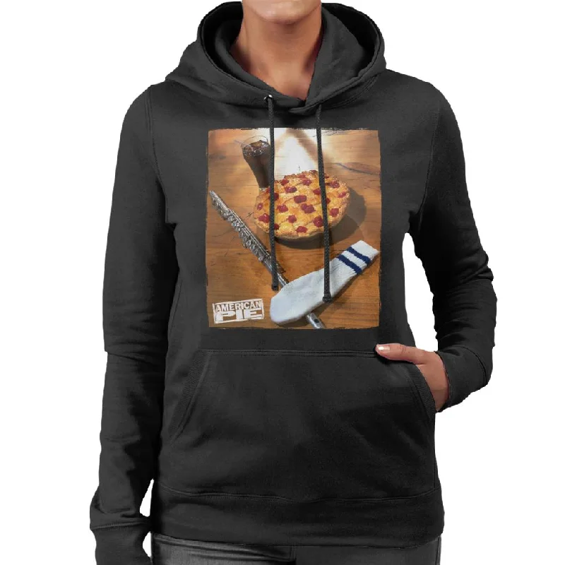 One-DAY Sale premium zip-up hoodieAmerican Pie Flute Sock And Pie Women's Hooded Sweatshirt