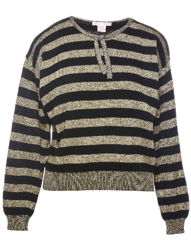 Lowest Price Striped Pattern Jumper - L