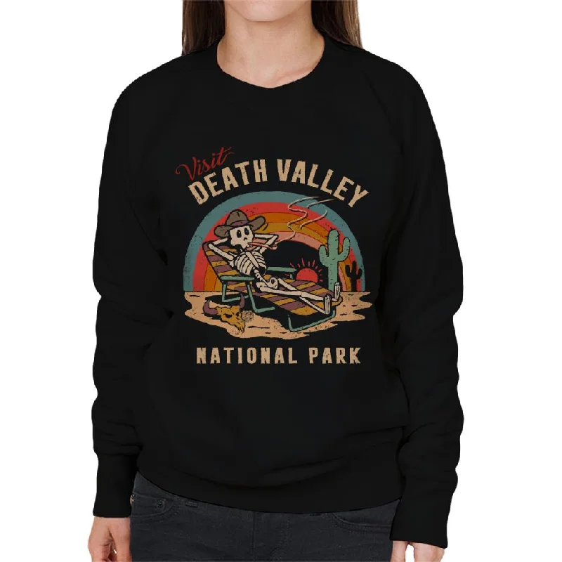 Can't Be Beat cool activewear hoodieUS National Parks Visit Death Valley Women's Sweatshirt